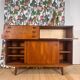 Vertical Danish teak sideboard, 1960s