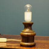 Sygnowana Drewniana Lampa AFAS