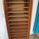 Burwood oak curtain file cabinet, 1960s