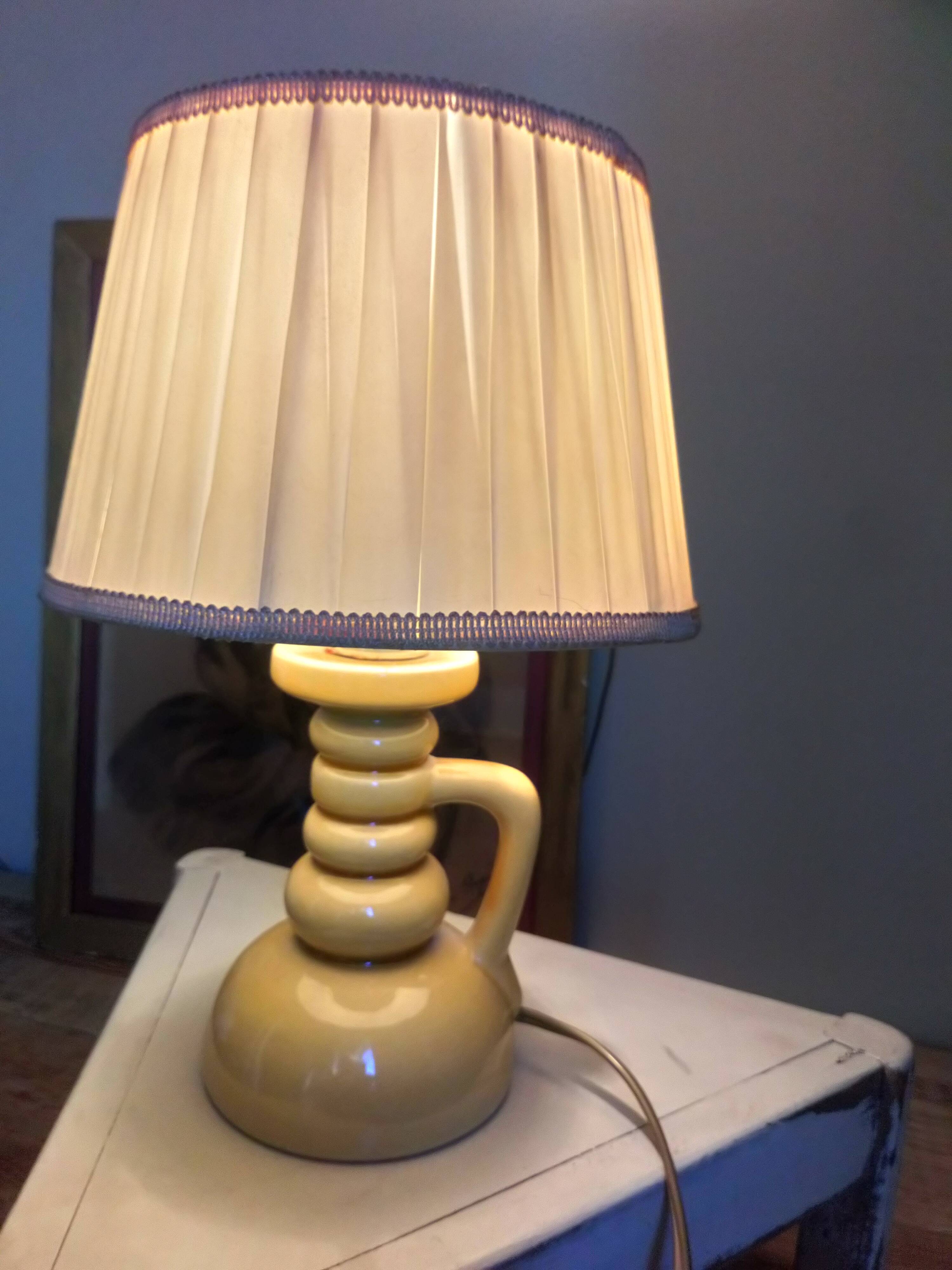 Vintage ceramic bedside lamp