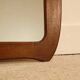 Organic wooden mirror - 1960s