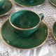 Coffee service, Saint Clement ceramics, Blanche Letalle, circa 50