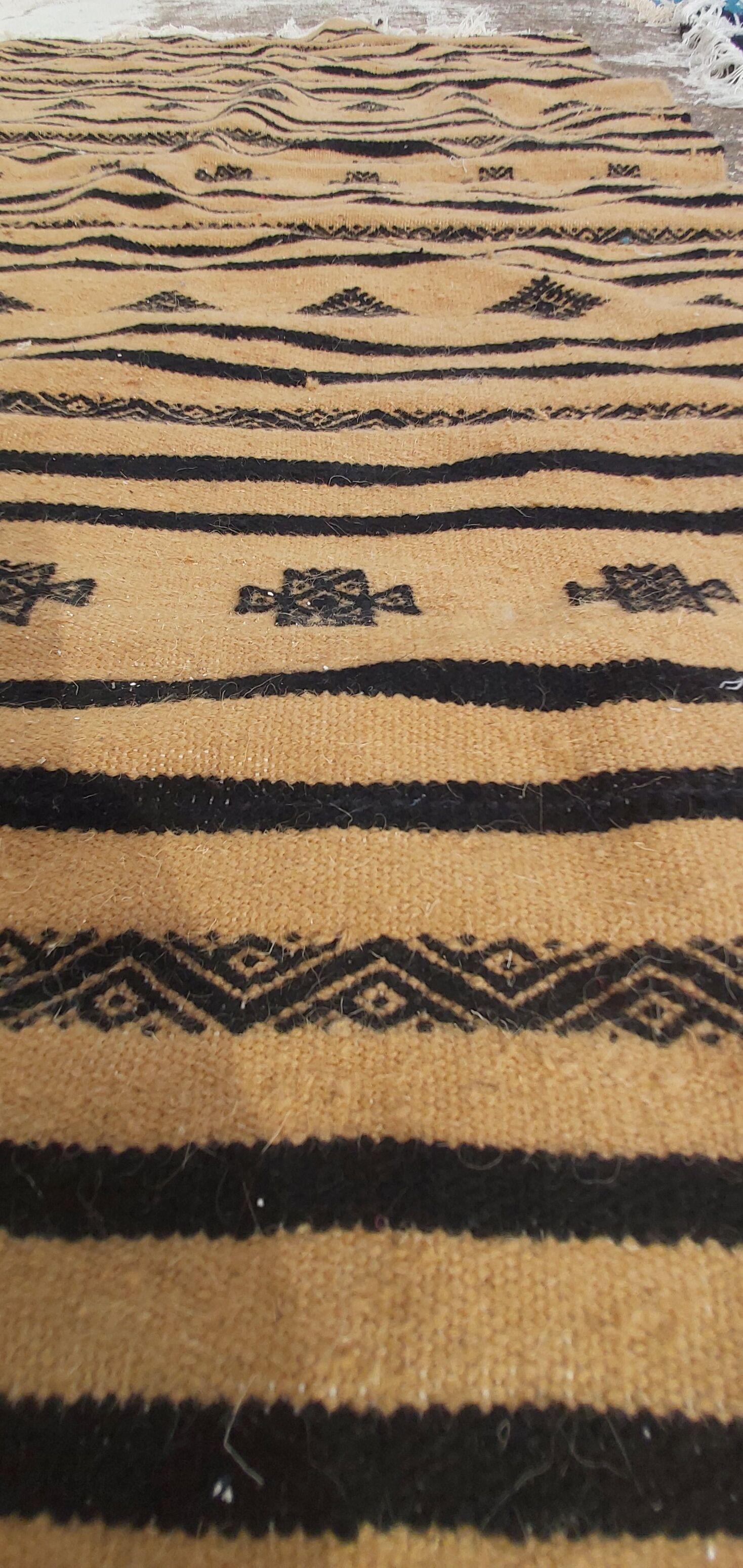 Handmade multi-coloured kilim rug in pure wool  - 150x90cm