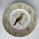 7 assiettes anciennes à décor d’oiseaux