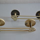 2 double coat hooks vintage 60's