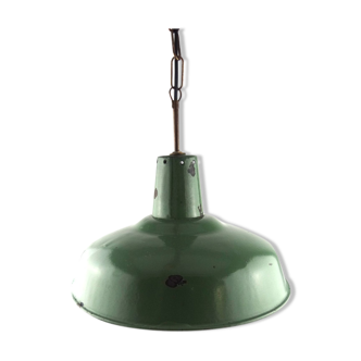 Suspension enamelled plate