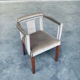 Boudoir Side Chair in Velvet, 1920s