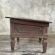 Petit écritoire table basse ancienne indonésienne en teck H33 40,5x55