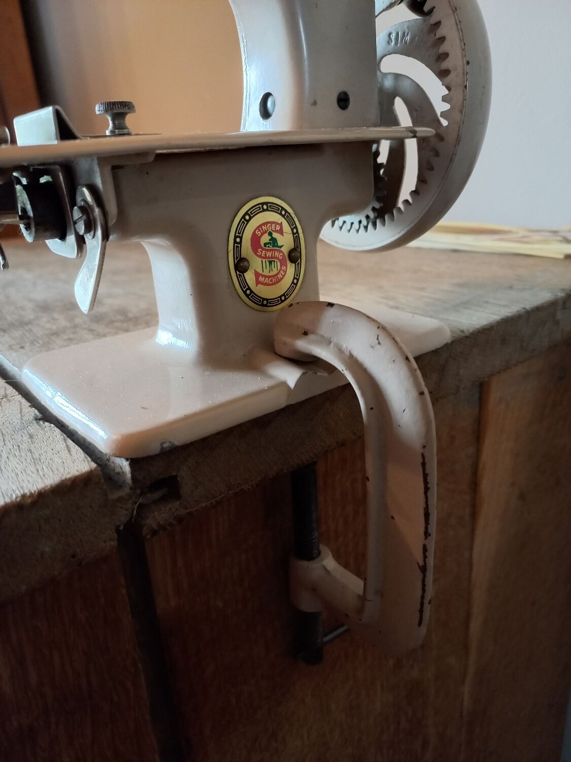 Sewing machine toy vintage Baby Singer 1950 1960