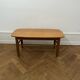 Table basse en chêne massif, travail français, années 1960