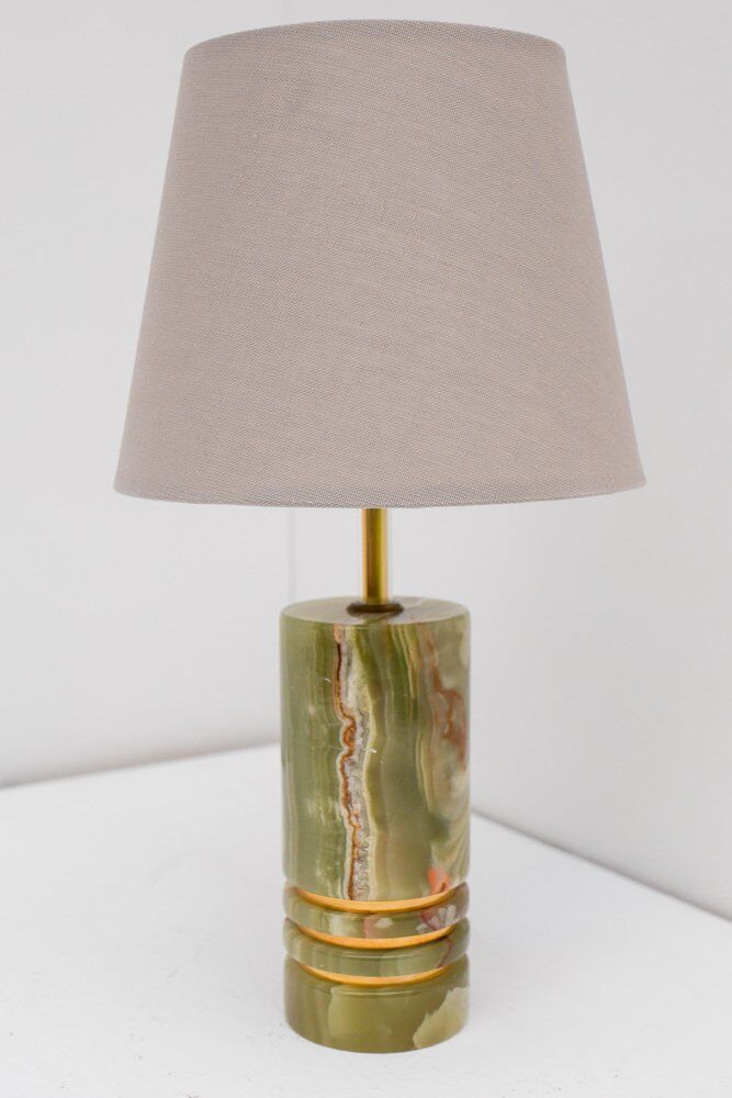 Mid-century modern Italian brass table lamp, 1970s
