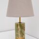 Mid-century modern Italian brass table lamp, 1970s