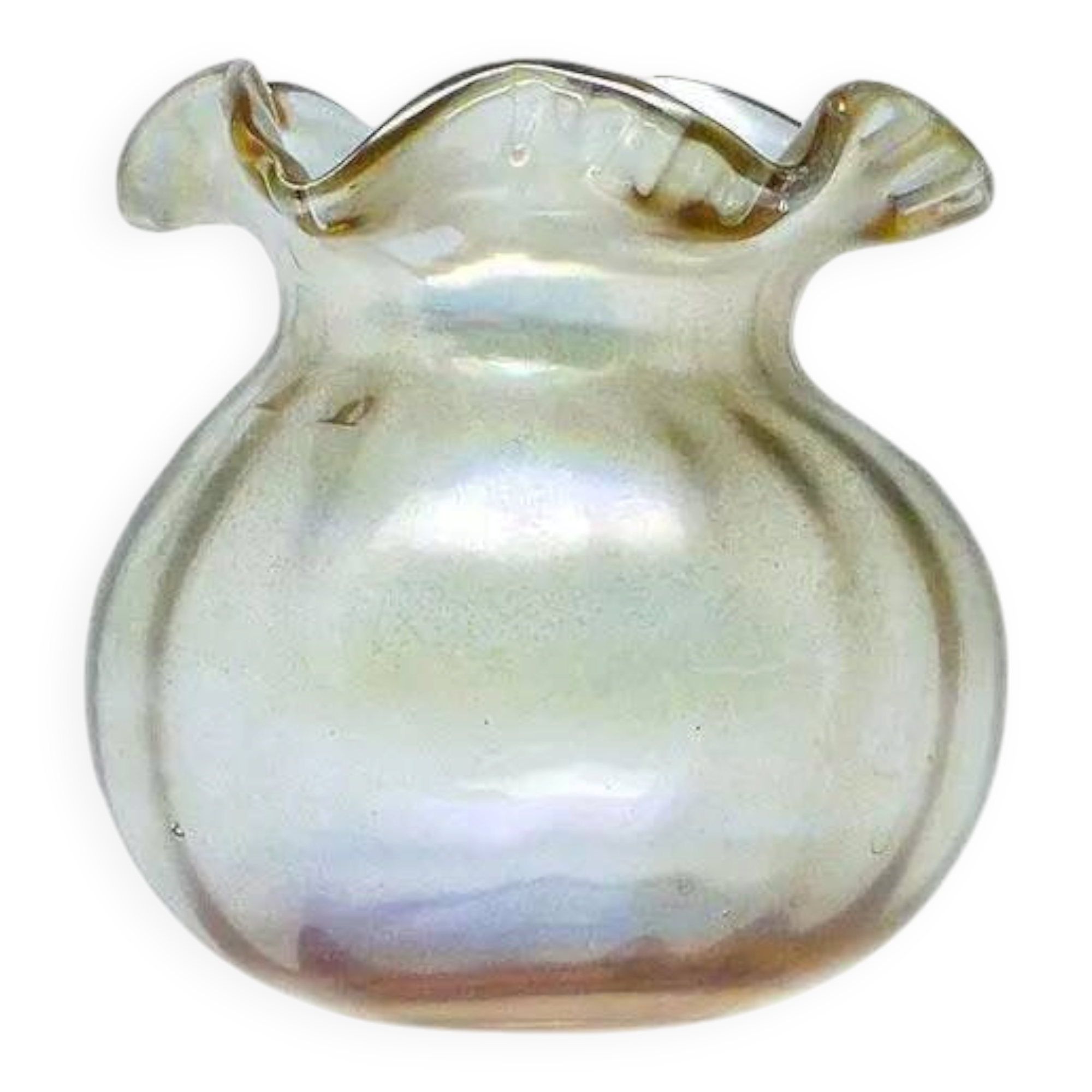 Art Nouveau vase, iridescent glass, Germany, early 20th century