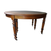 Oval table with 6 legs