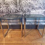 Pair of Marc Berthier side tables
