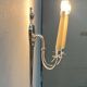 Vintage Italian neoclassical wall sconces in Hollywood Regency style, set of 3.