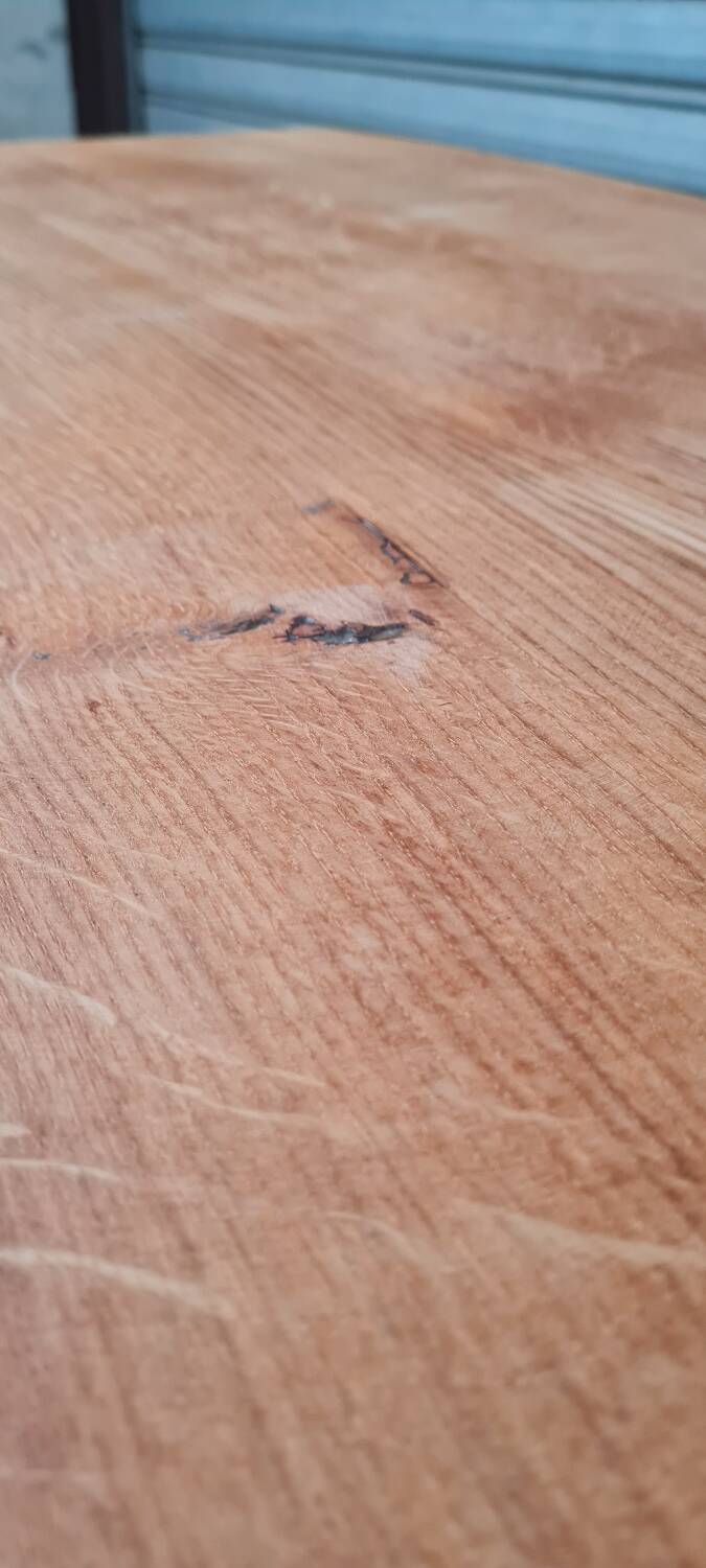 Wooden and metal table 1960