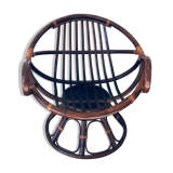 Rotating rattan chair