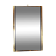 Vintage brass mirror, 45x29 cm