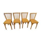 Set de 4 chaises Baumann vernies