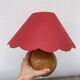Lampe boule bois 1980