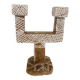 Moroccan stone candle holder – handcrafted, circa 1970