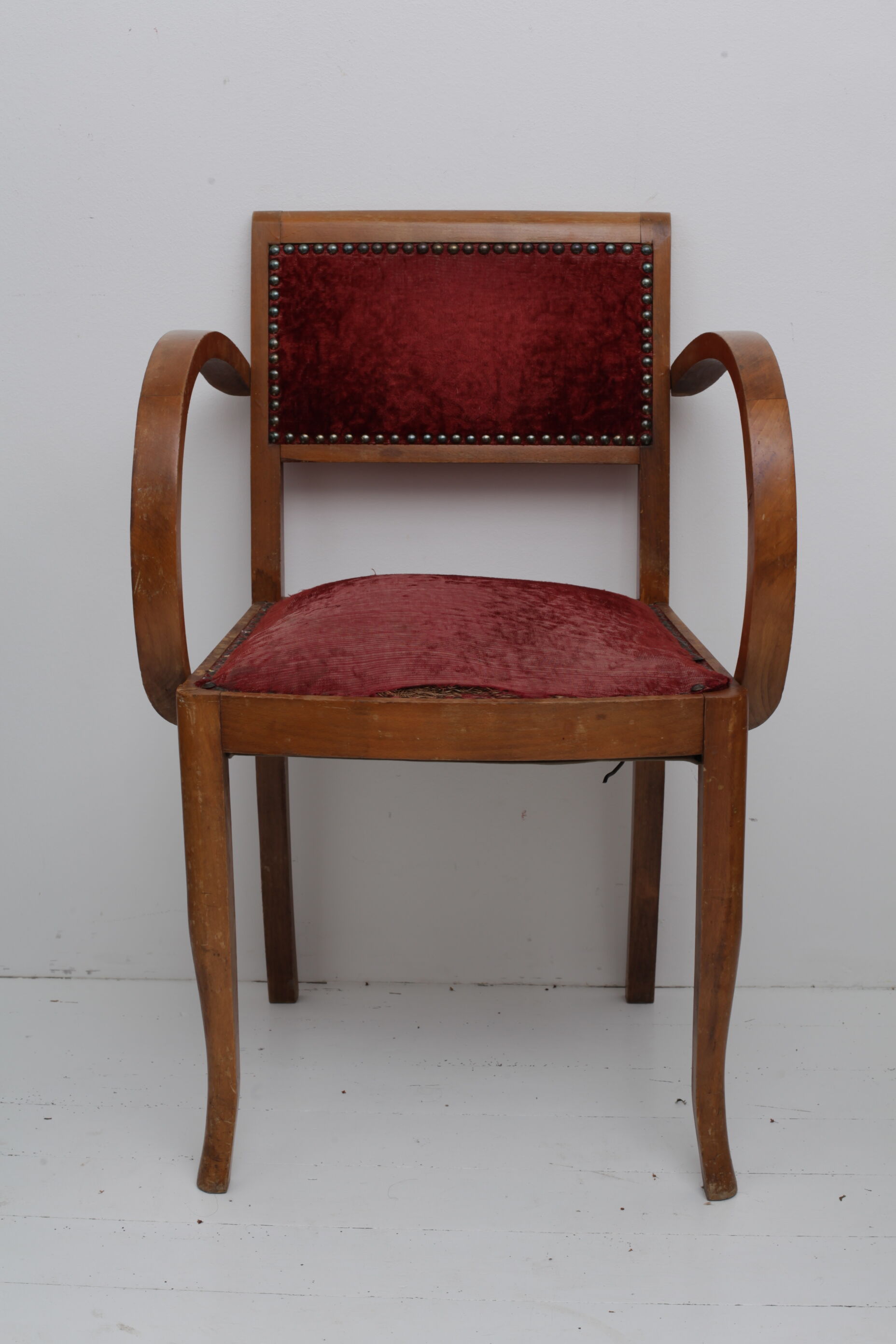 Fauteuil bridge rouge