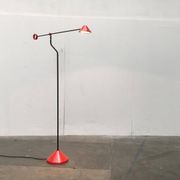 Lampe sur pied postmoderne allemande vintage de Honsel