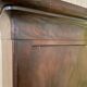Vintage mahogany wardrobe with large low drawer