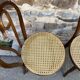 2 bistro chairs curved wood 1960 Restaurant cafe chairs french