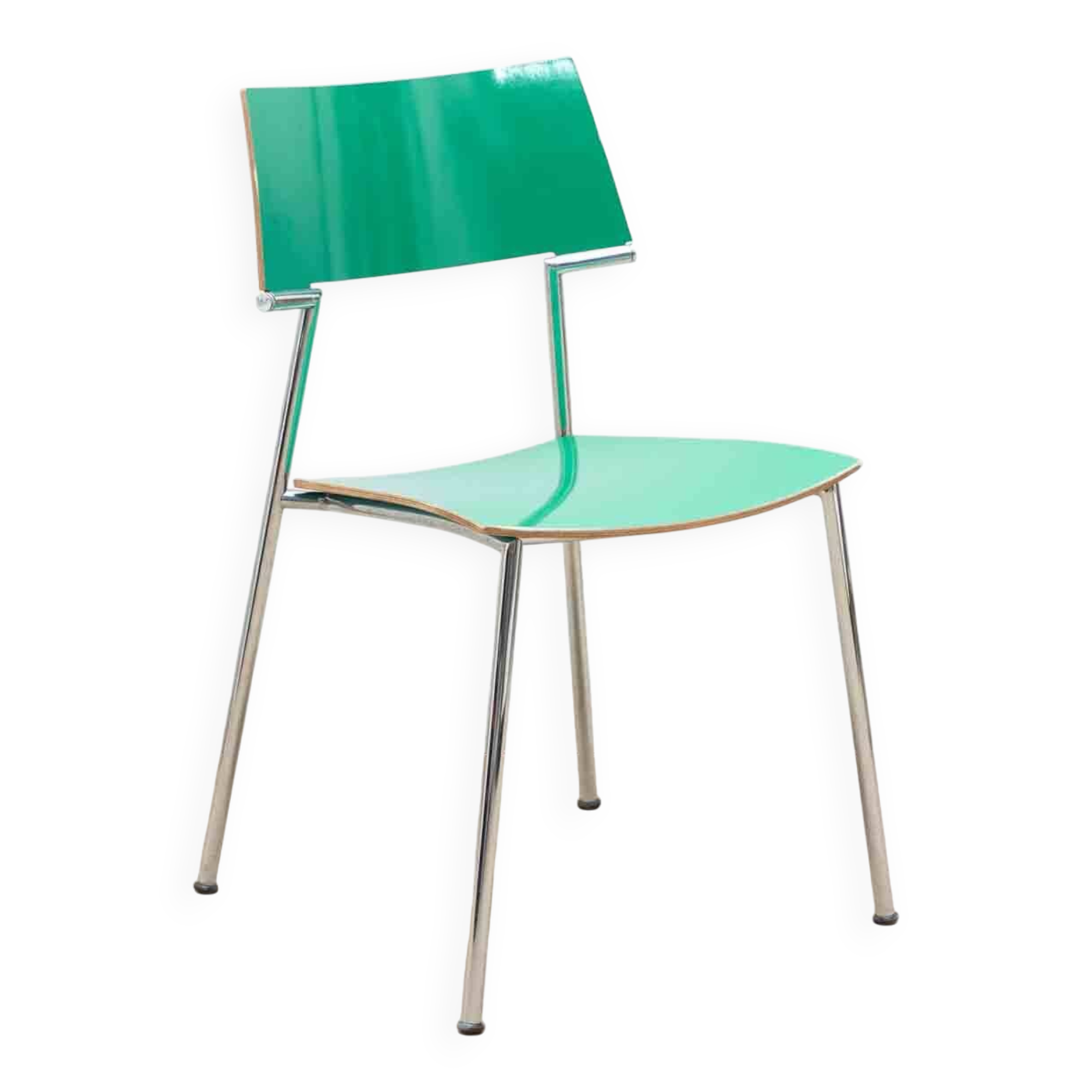 Green chair by Gijs Van der Sluis