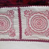 Embroidered cotton tablecloth