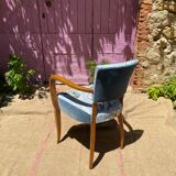 Armchair bridge Fabric "Bohemian" by Thévenon
