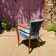 Armchair bridge Fabric "Bohemian" by Thévenon