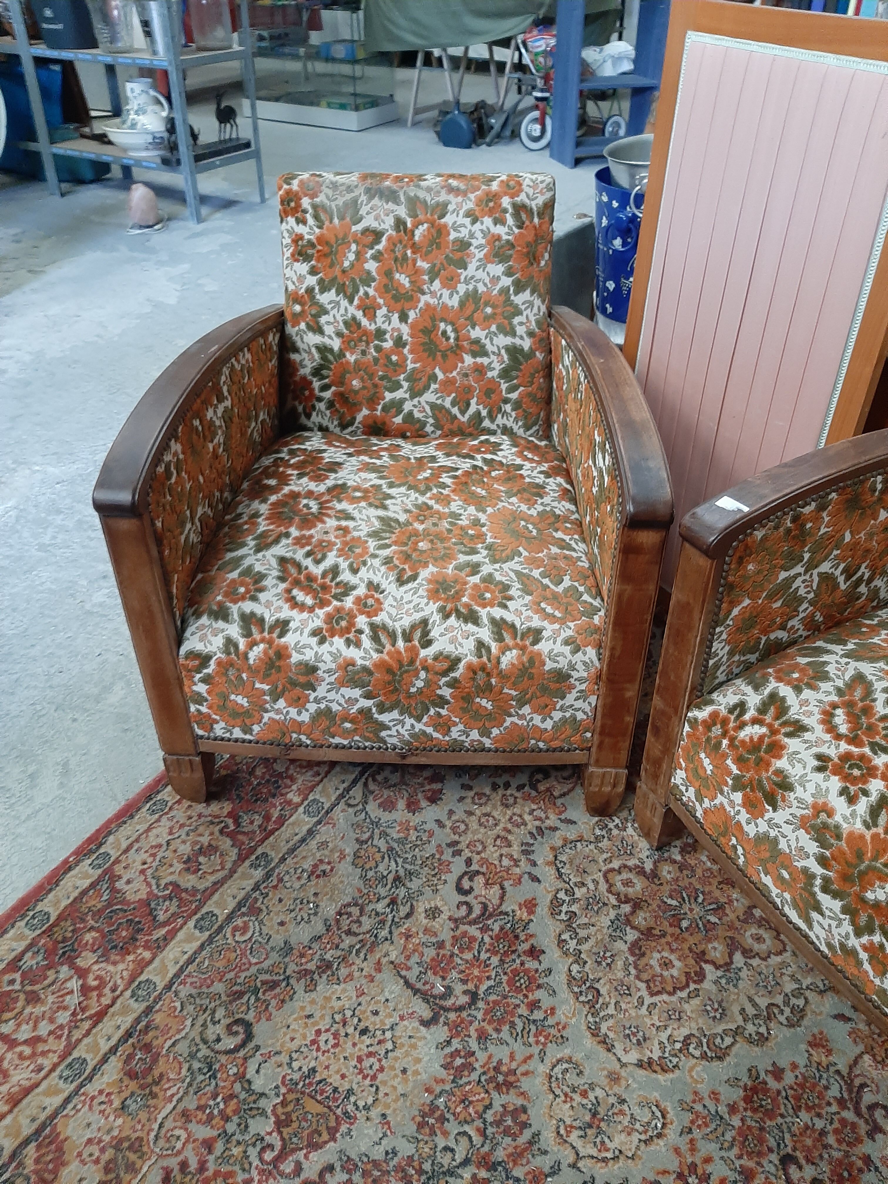 Pair of armchair art deco