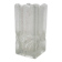 Brutalist moulded glass vase from the 1970s.
