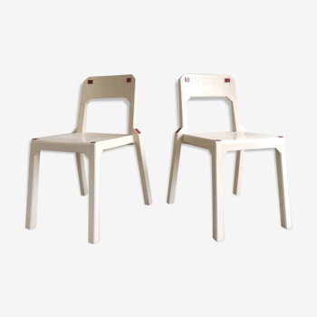 Pair of chairs design Henry Massonnet