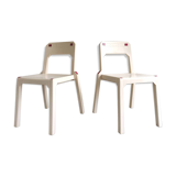 Paire chaises design Henry Massonnet