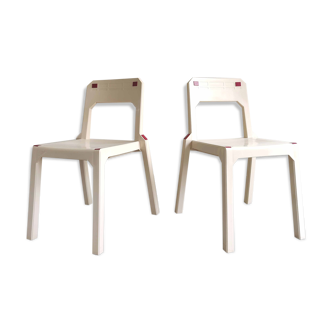 Pair of chairs design Henry Massonnet