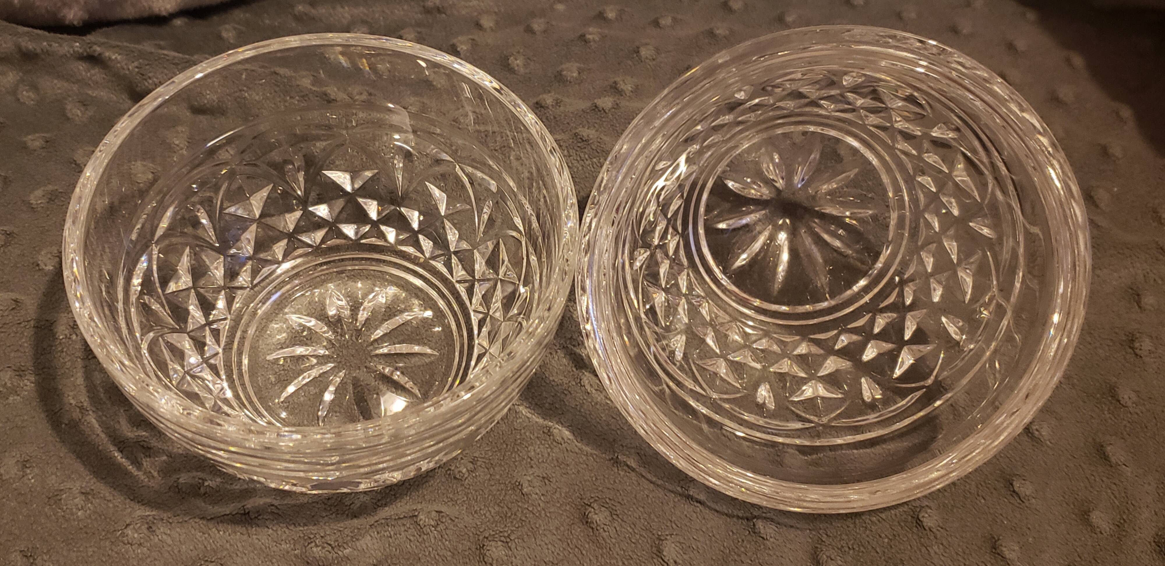 Crystal d'Arques candy dish egg