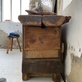 Established former brutalist console oak pine