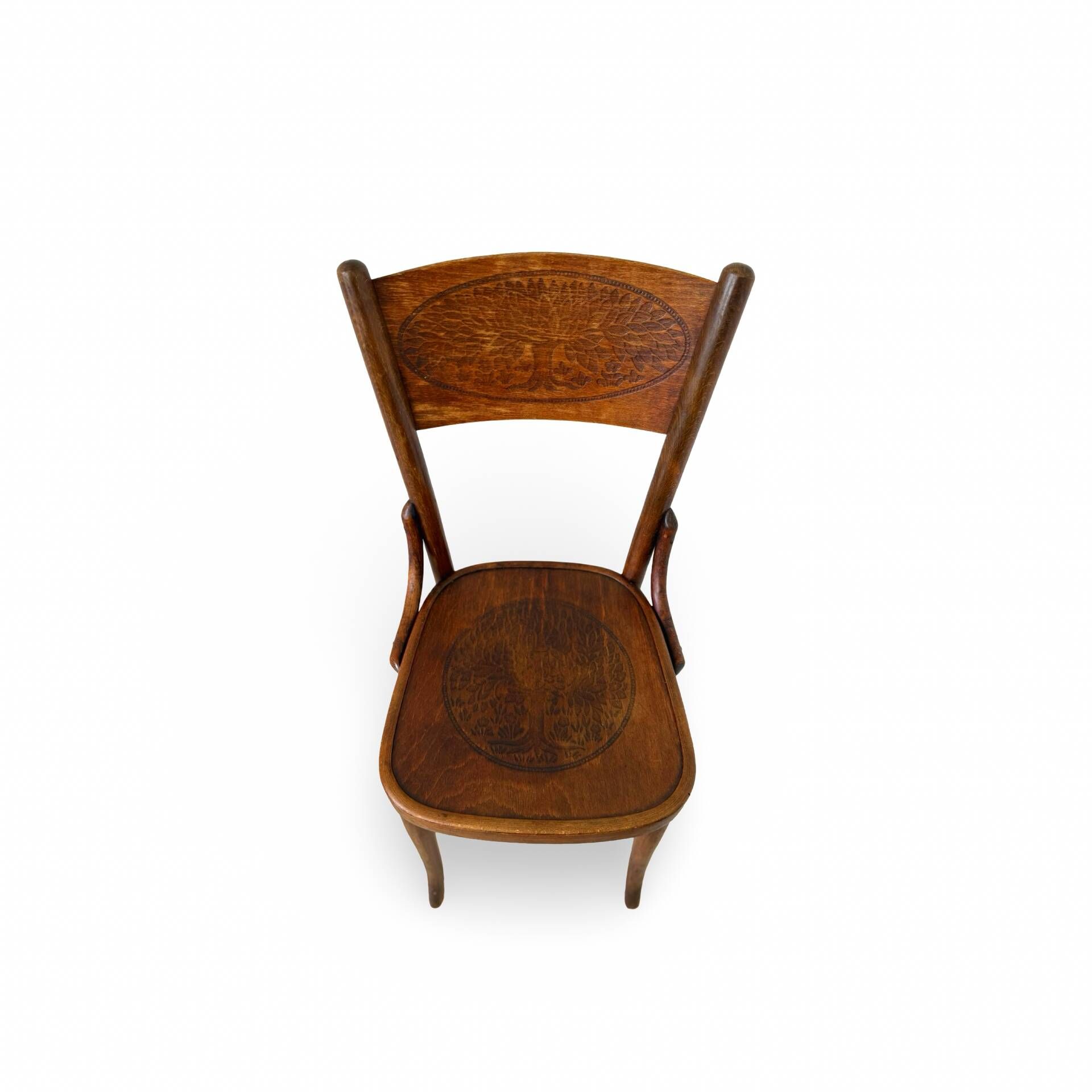 Set of six Authentic antique bentwood chairs, Antonio Volpe