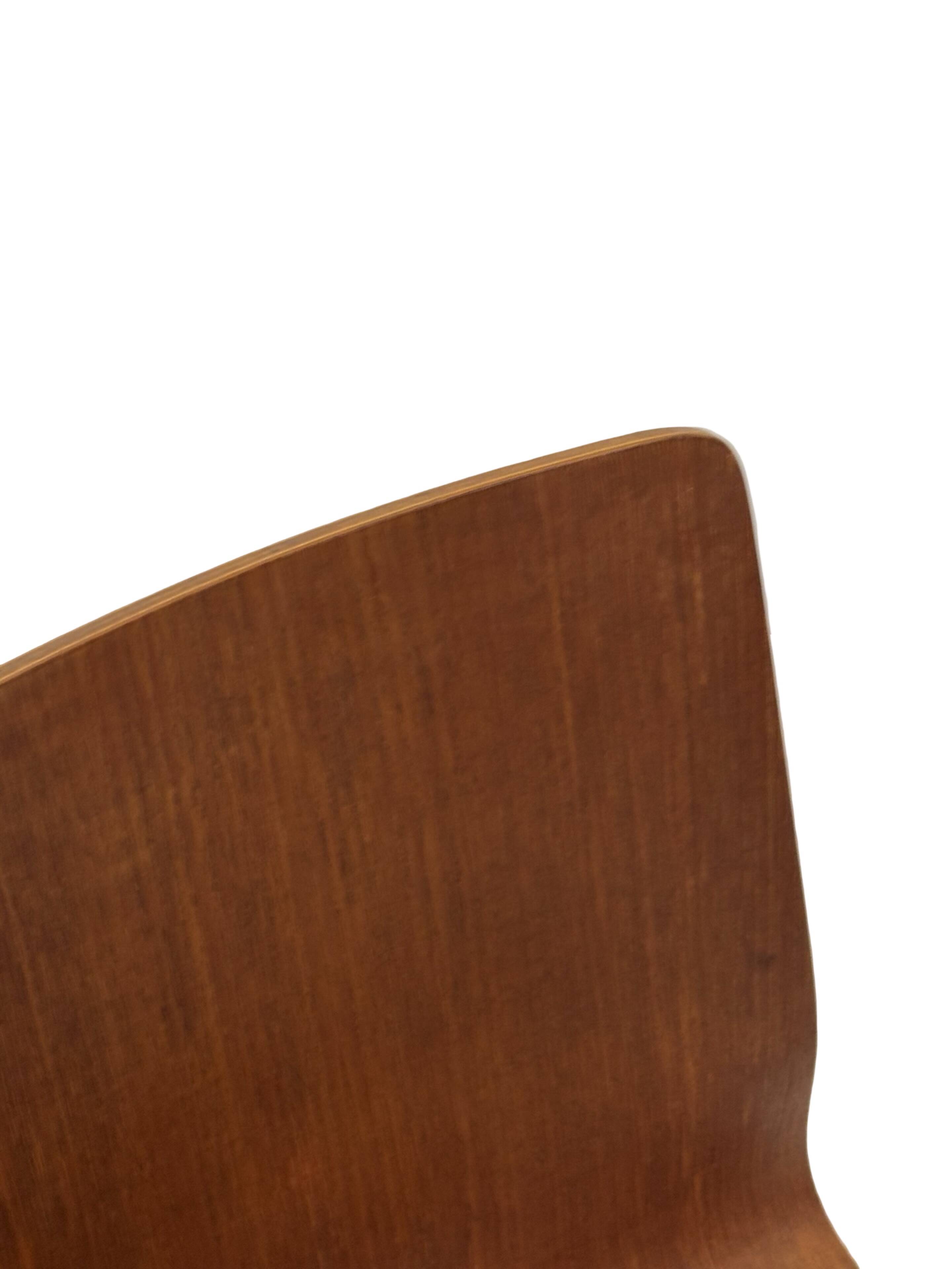 Vintage dining chair Friso Kramer for Auping 'Euroika' plywood design