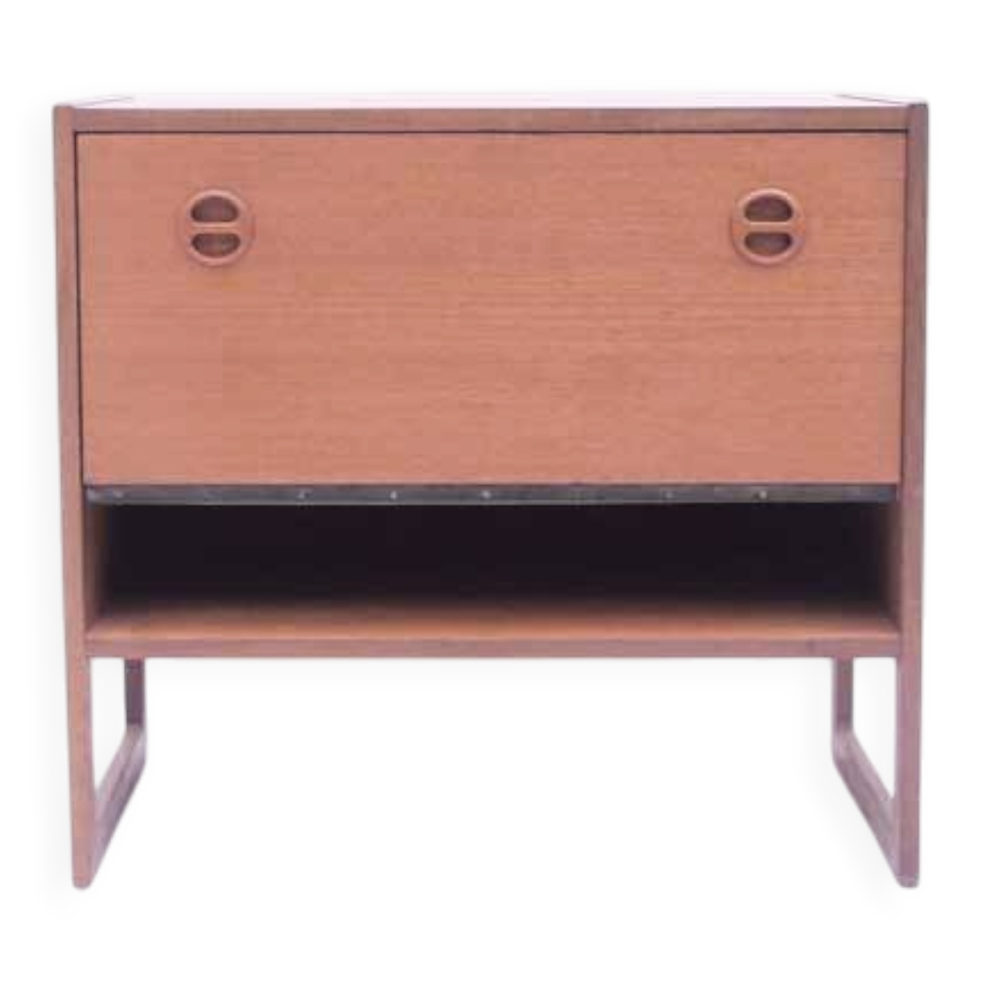 Vintage Swedish Scandinavian vinyl bar furniture