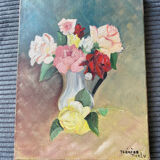 Oil on canvas signed Thérèse Thelu