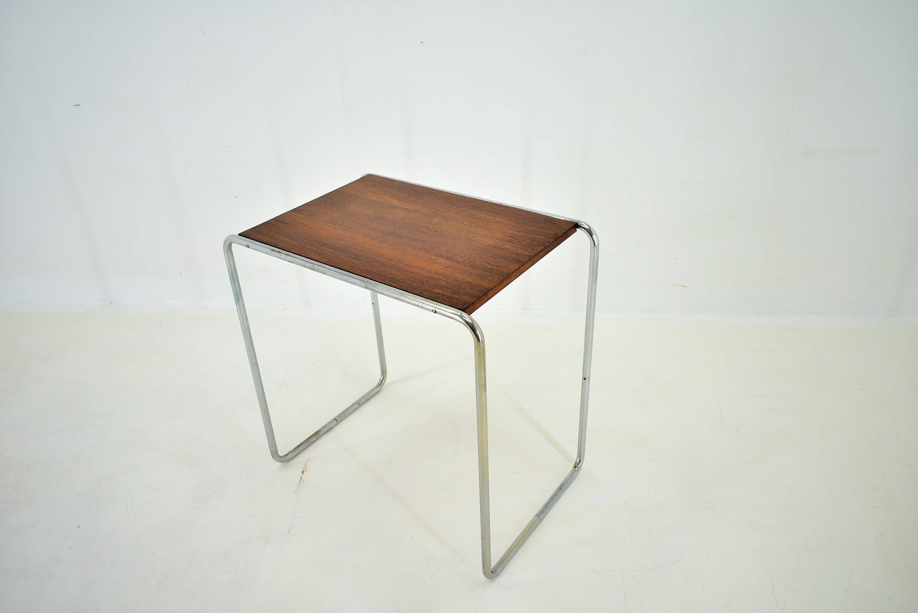 Table Bauhaus Chromée par Marcel Breuer pour Mucke Melder, 1930s