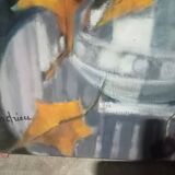 Painting signed Andrieu Jacquelines