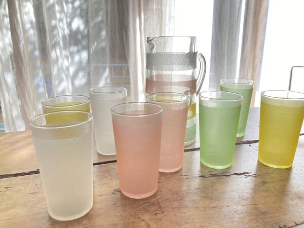 Service à jus de fruits, limonade