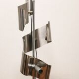 Stainless steel floor lamp, 1970