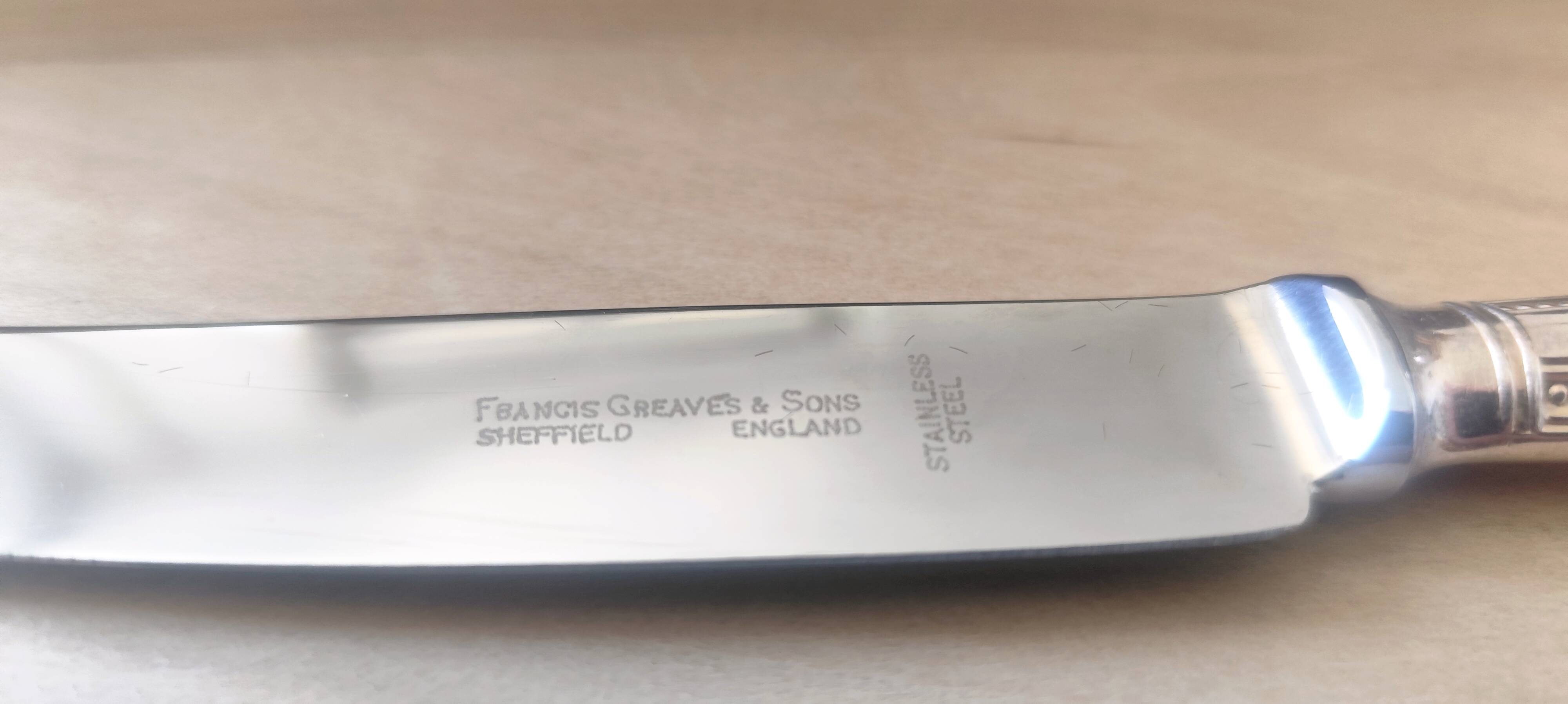Ensemble de couverts vintage élégant Francis Greaves & Sons Sheffield de 60 pièces – Ori